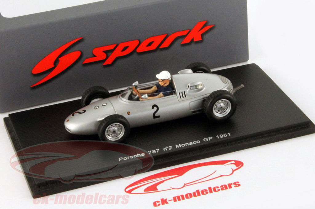Spark 1:43 Jo Bonnier Porsche 718 #2 Formula 1 1961 GP