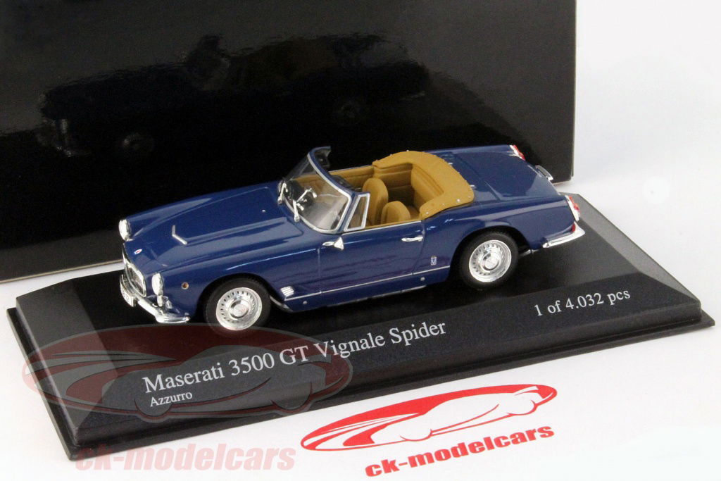 Minichamps 1:43 Maserati 3500 GT Vignale Spider Year 1961 dark