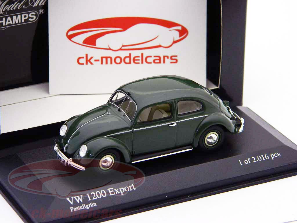 Minichamps 1:43 VW Käfer (1200) Export grün / green Bj. 1951