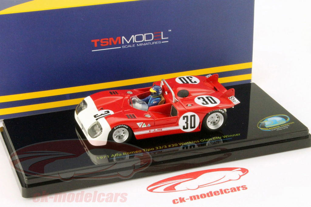 True Scale 1:43 Alfa Romeo Tipo 33/3 #30 Winner 6h Watkins