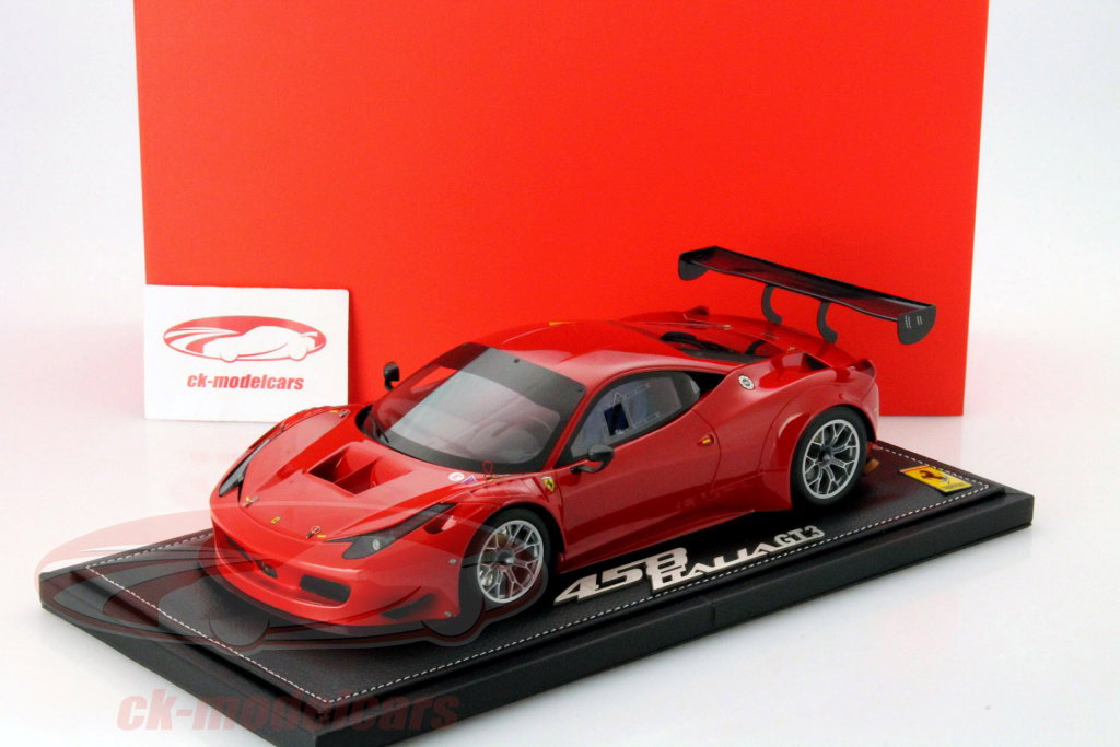 BBR Models 1:18 Ferrari 458 Italia GT3 Press Team P1862T model car