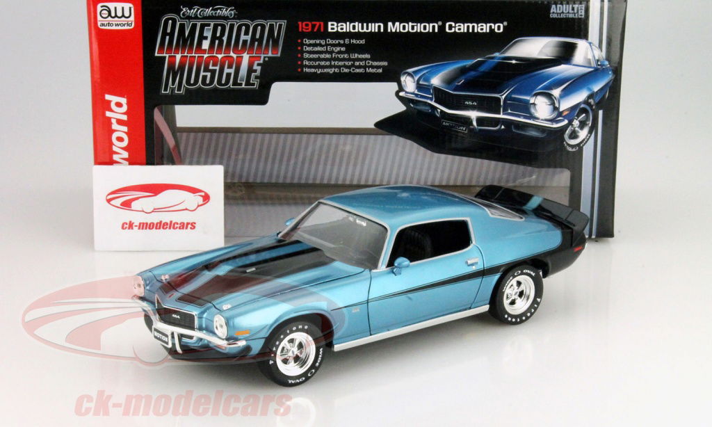 1971 Baldwin Motion Camaro 1/18 スケール AutoWorld 1:18 Chevrolet Camaro Baldwin Motion year 1971