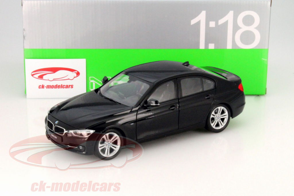 Welly 1:18 BMW 335i (F30) Year 2010 black 18043BK model car