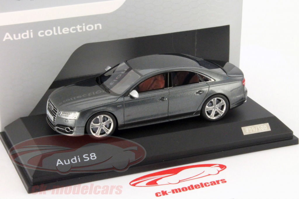 Neo 1:43 Audi S8 年 2014 デイトナグレー 5011418113 モデル 車