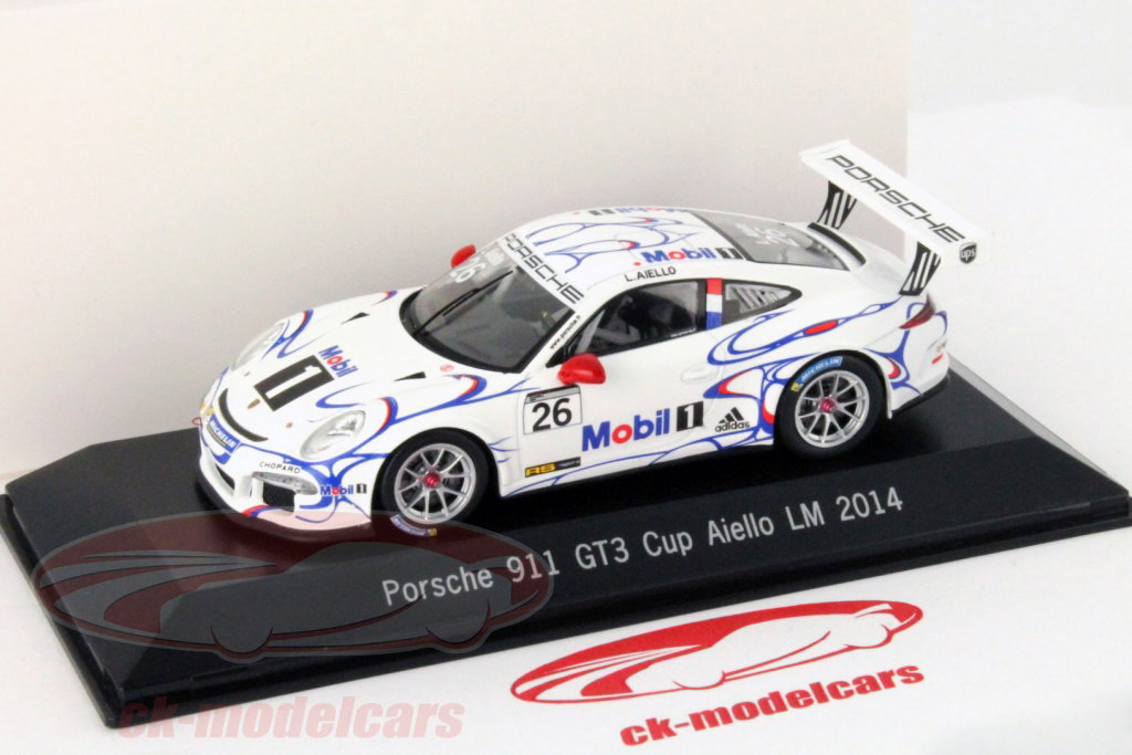 Spark 1:43 L. Aiello Porsche 911 GT3 Cup #26 Carrera Cup 2014 MAP
