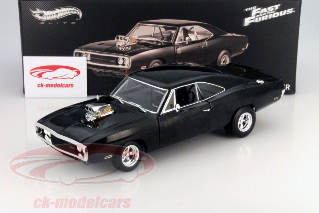 ワイルドスピード1/18 HotWeels （エリート）DodgeCharger Hot Wheels Elite The Fast and The Furious 1970 Dodge Charger