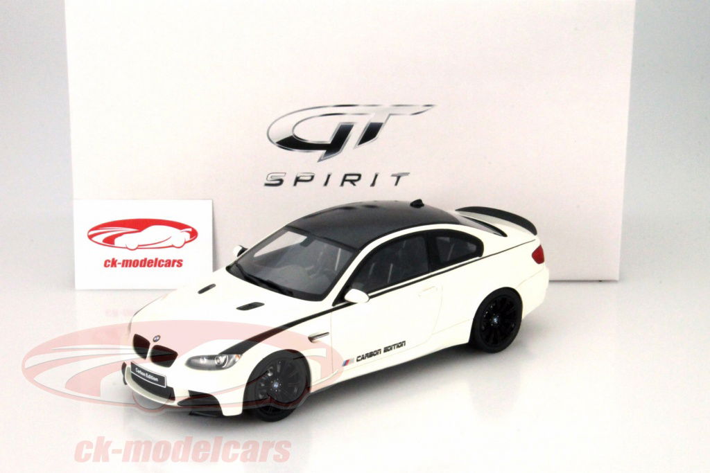 BMW M3 E92 カーボン ミニカー GT Spirit 1/18 1/18 GT Spirit GTSpirit BMW E92 M3 (White) Resin Car Model
