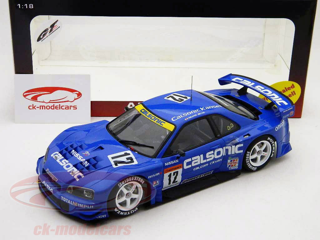 ミニカー Nissan Calsonic Skyline 1/18 Amazon.com: Motor city classics 1:18 Nissan Gt-R (R34