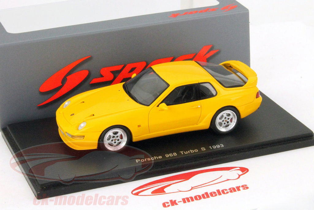 Spark 1:43 Porsche 968 Turbo S Year 1993 yellow S3456 model car