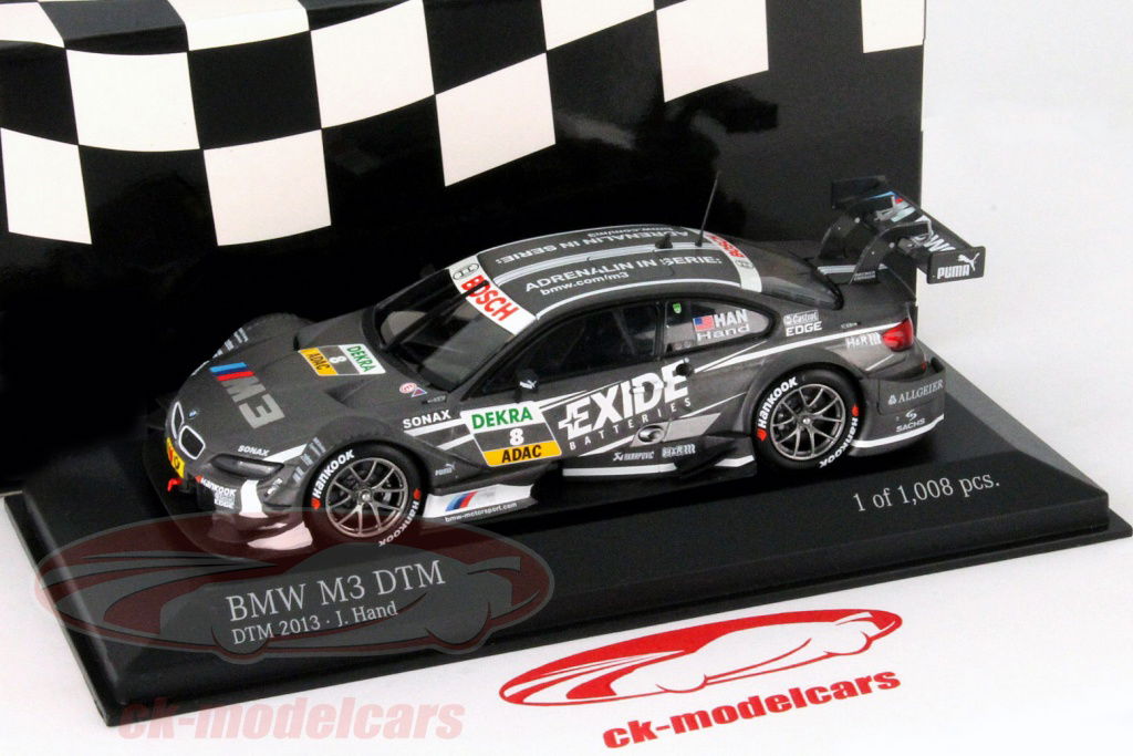 Minichamps 1:43 BMW M3 DTM (E92) BMW Team RBM #8 DTM 2013 Hand