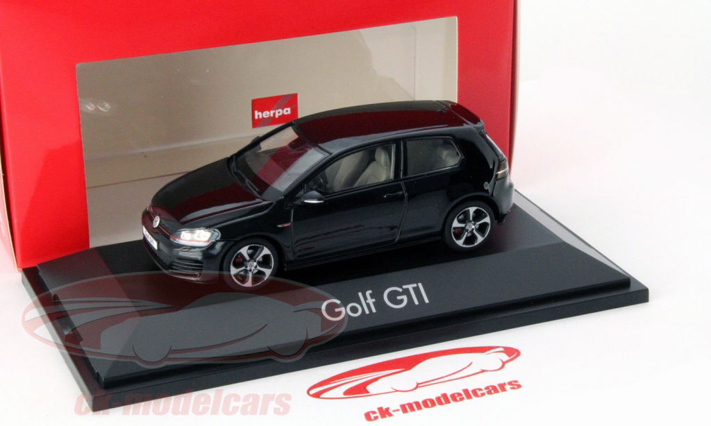 1/43 VW GOLF Ⅶ GTI 2013 ゴルフ 7 Herpa 1:43 Volkswagen VW Golf VII GTI brilliant black 070768