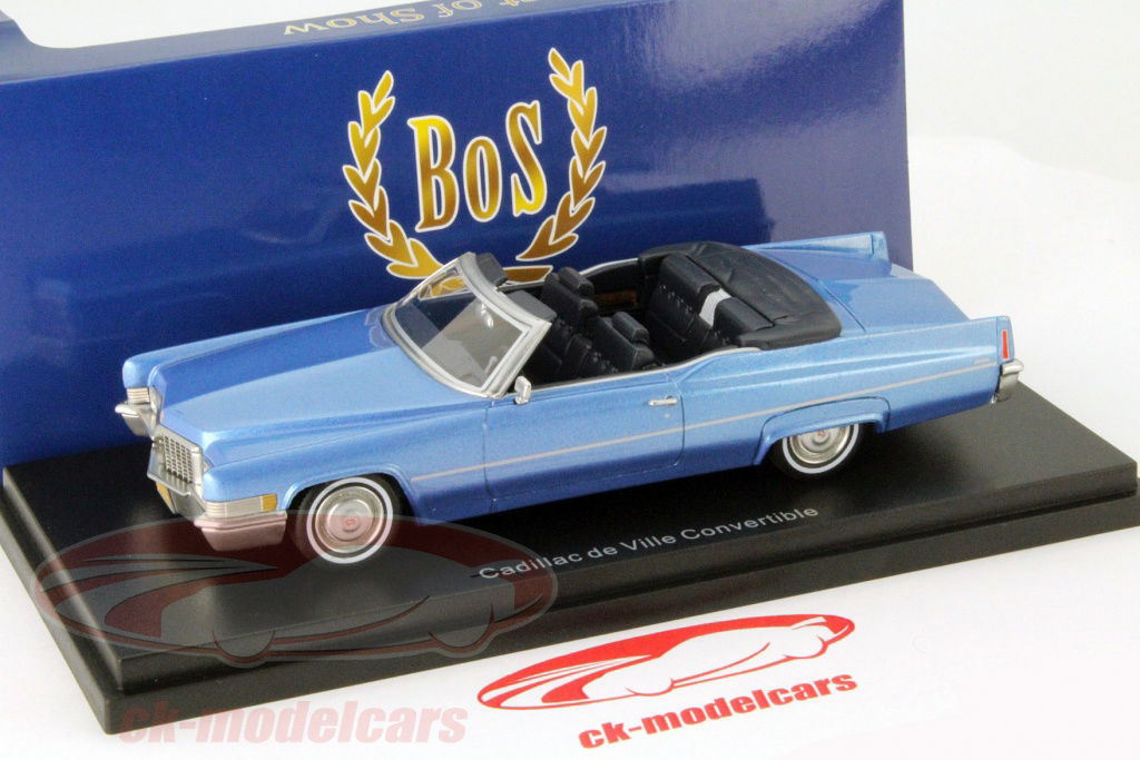 BoS-Models 1:43 Cadillac de Ville Convertible light blue
