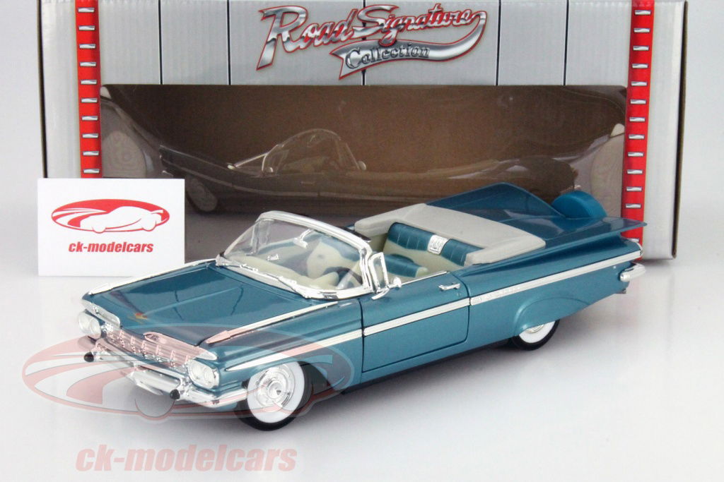 Yat Ming 1:18 Chevrolet Impala Year 1959 blue metallic 92118
