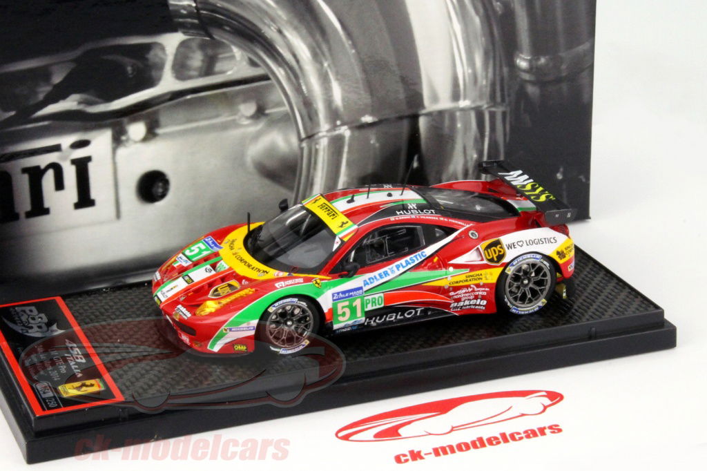 ミニカー BBR1/43Ferrari 458 Italia GT2 BBR Models 1:43 Ferrari 458 Italia GT2 #51 24h LeMans 2014