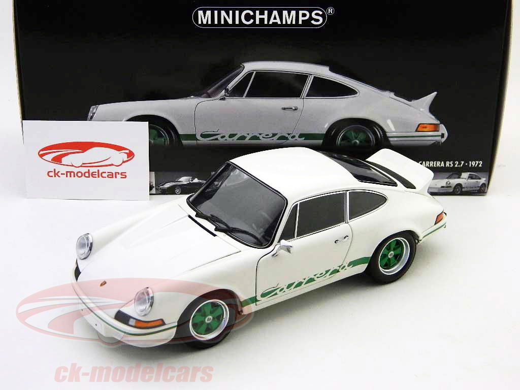 【MINICHAMPS】Porsche 911 Carrera RS 2.7 Minichamps 1:18 Porsche 911 Carrera RS 2.7 1972 white