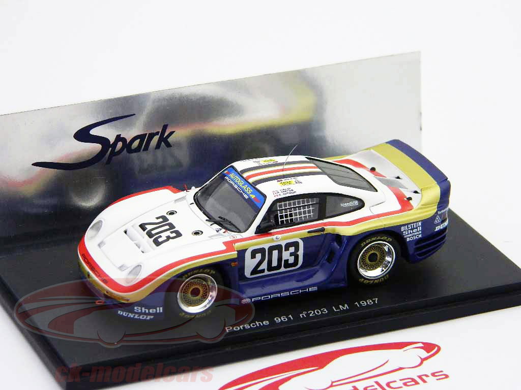 【SPARK】Porsche961 n°203 LM 1987 #S35 Spark Porsche 961 N 203 Lm 1987 1/43 Minicar | eBay