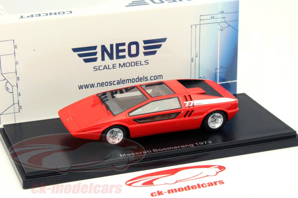 Maserati Boomerang 1/20 プラモデル Maserati BOOMERANG | カーモデラー CHi~