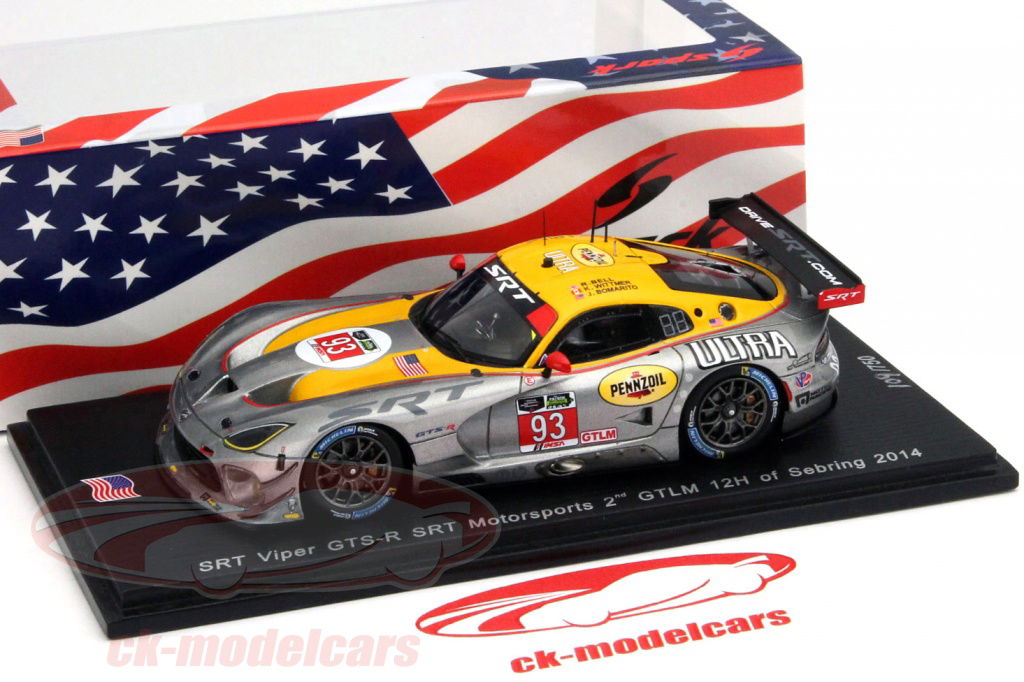 新品 1/43 スパーク SRT Viper GTS-R SRT Motorsports No.93 Winner