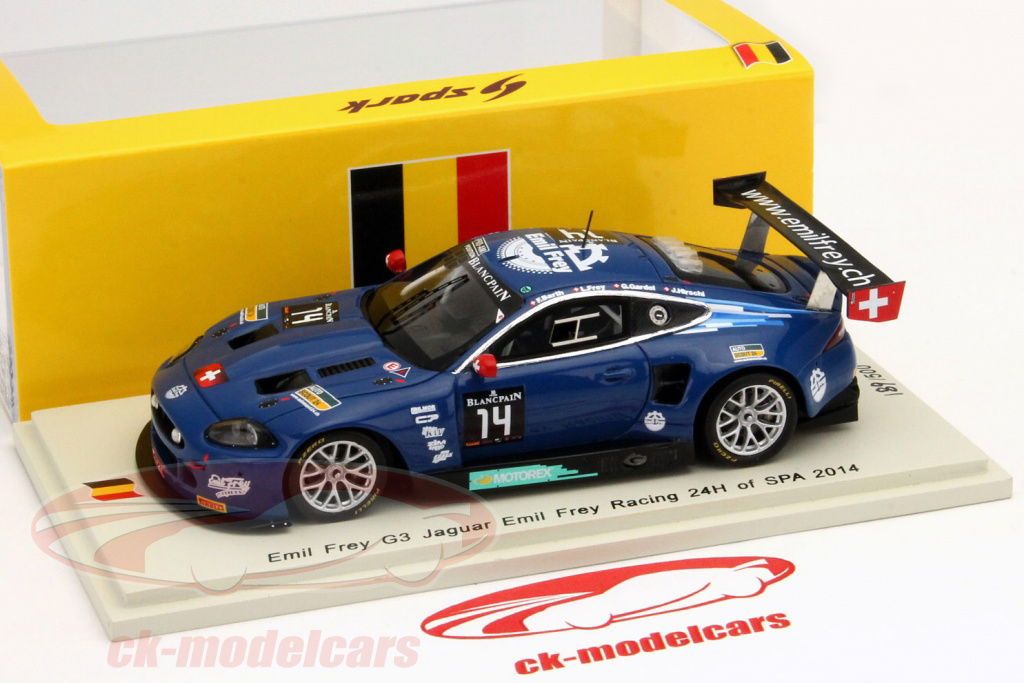 Spark 1:43 Emil Frey G3 Jaguar #14 24h Spa 2014 Emil Frey
