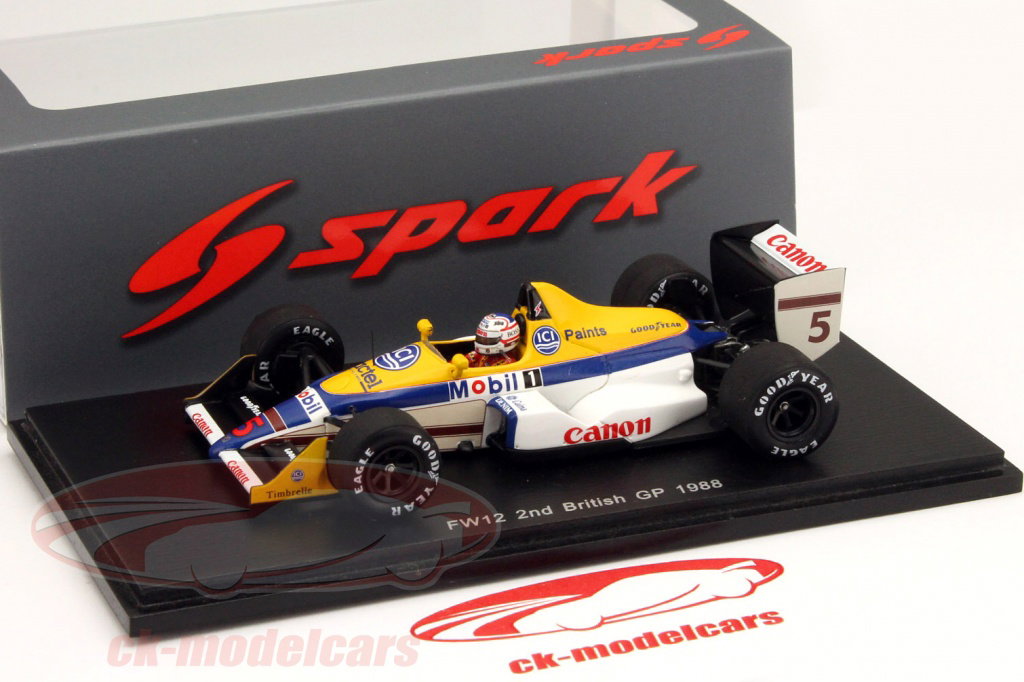 スパーク 1/43 ウィリアムズ FW12 パトレーゼ 1988 1988-williamsfw12