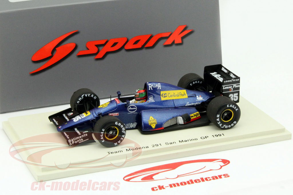 Spark 1:43 E. van de Poele Modena Lamborghini 291 #35 San