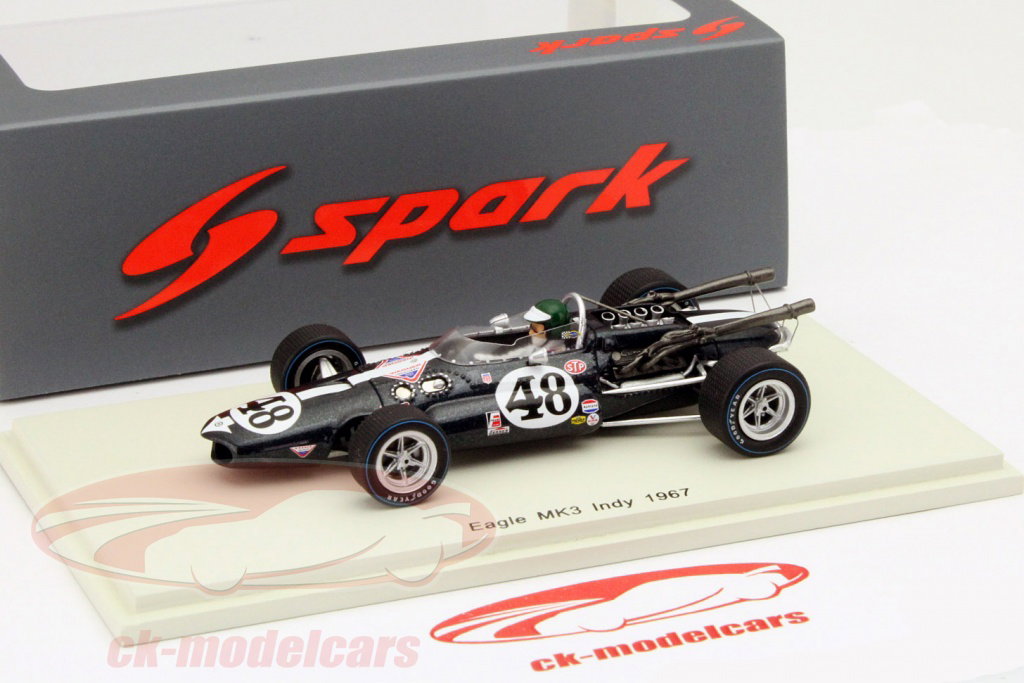 1円〜 スパーク 1/43 1968 Winner Indy 500 Eagle MK4 No.3 Bobby Unser