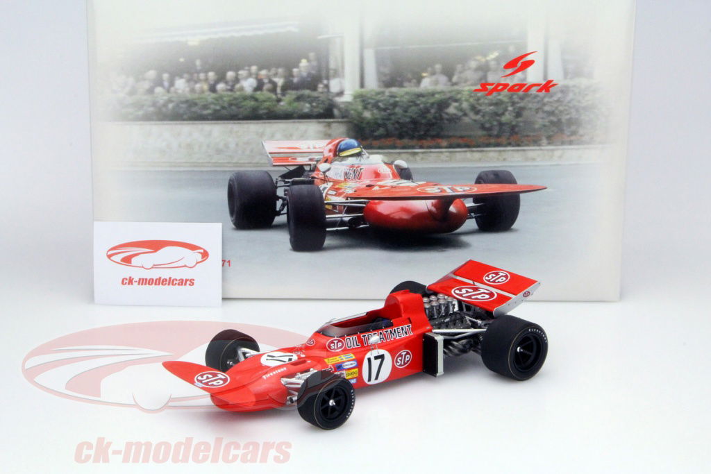 Spark 1:18 Ronnie Peterson March 711 #17 2nd Monaco GP