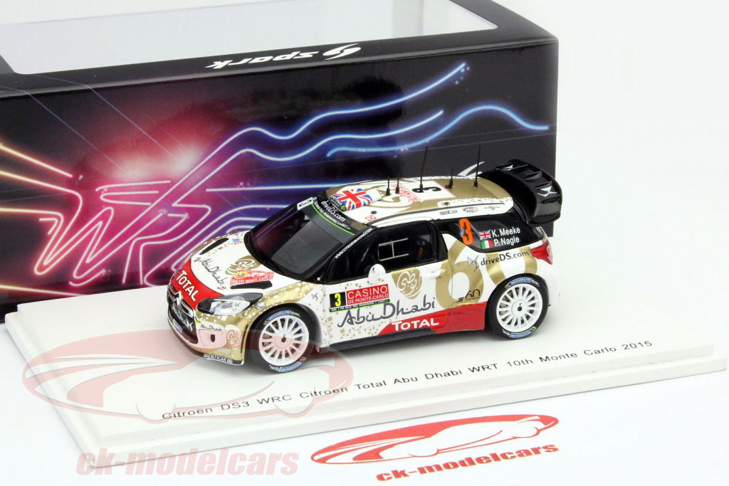 【美品】スパーク CitroenDS3 WRC 1/43 spark 1/43 Citroen DS3 WRC NO.1 Rallye de France 2013