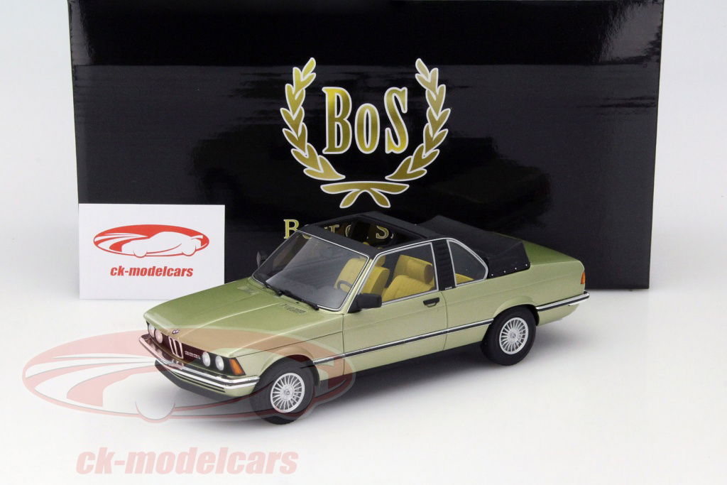 ミニカー BoS 1/18 BMW Baur E21 grun 1979 BOS073 Diecast model cars Bmw 323 1/18 BoS Models i (E21) Baur