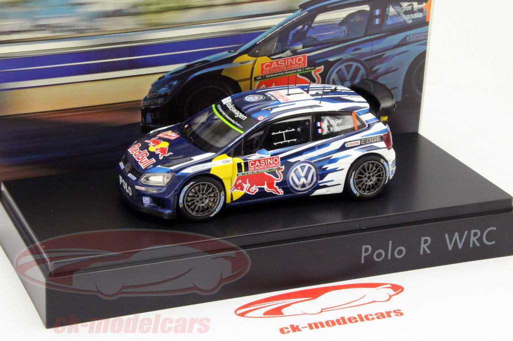 Spark 1:43 Volkswagen VW Polo R WRC #1 WRC 2015 Ogier