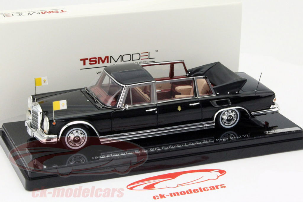 Mercedes-Benz 600 Pullman ミニカー1/43 True Scale 1:43 Mercedes-Benz 600 Pullman Landaulet - Pope