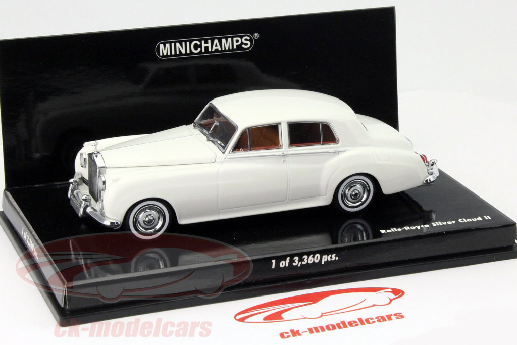 Minichamps 1:43 Rolls Royce Silver Cloud II Year 1960 white