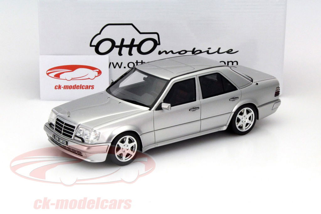 Ottomobile 1:18 Mercedes-Benz E500 Limited (W124) Year 1994 silver
