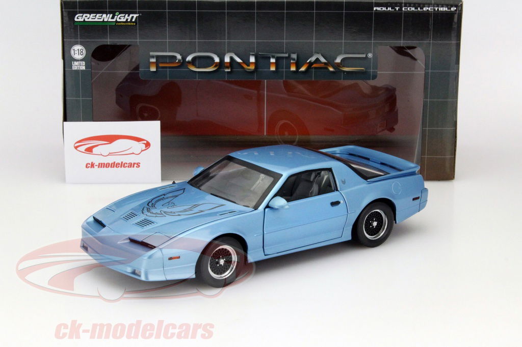 Greenlight 1:18 Pontiac Firebird GTA Year 1987 blue 12933