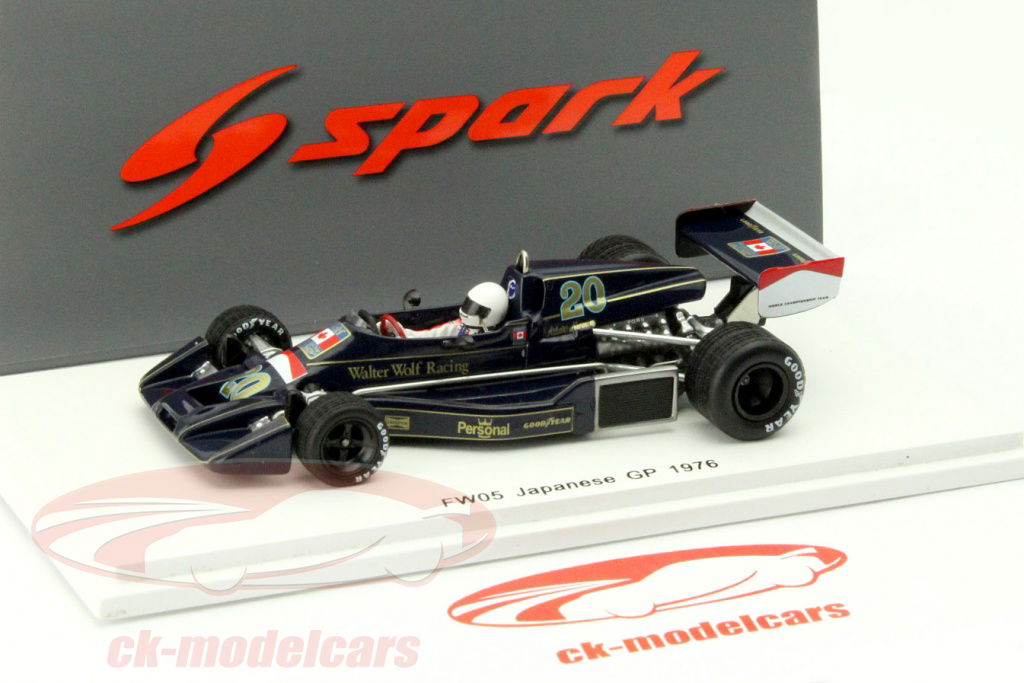 スパーク 1/43 ウルフ FW05 日本GP 1976 A.メルツァリオ Spark 1:43 Arturo Merzario Williams FW05 #20 Japan GP Formula 1