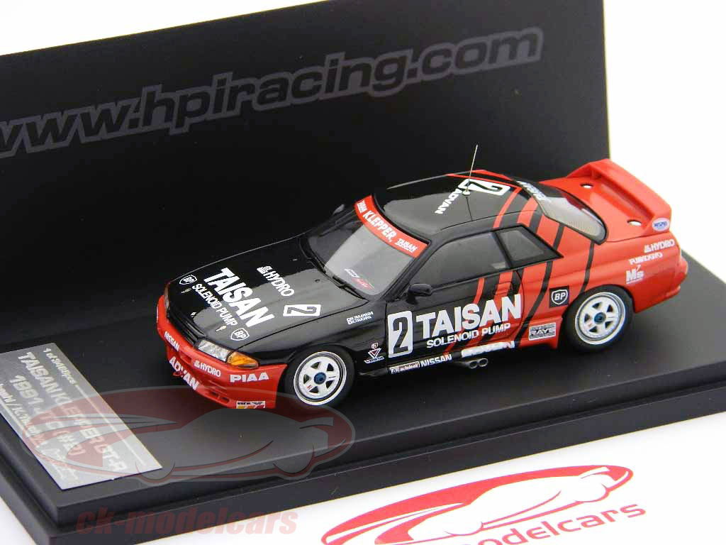 HPI 1:43 Nissan Skyline GT-R #2 JTC 1991 8028 model car 8028