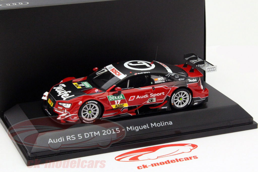 Spark 1:43 Audi RS 5 DTM #17 DTM 2015 Miguel Molina