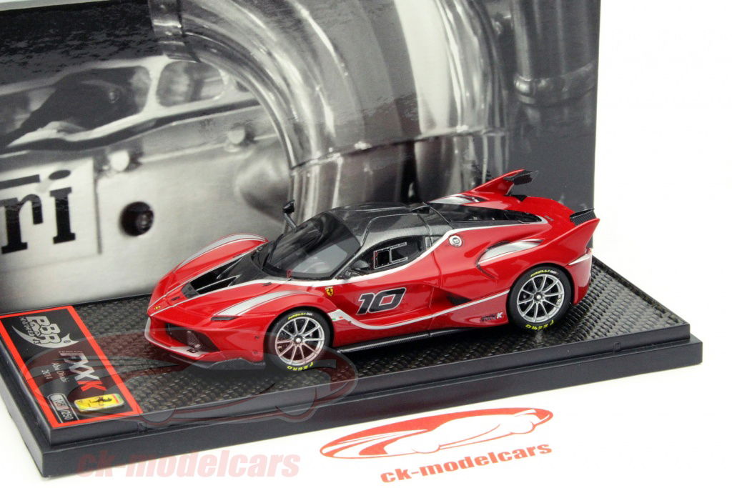 BBR Models 1:43 Ferrari FXX K #10 Abu Dhabi 2014 red / black
