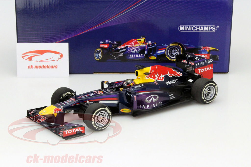 MINICHAMPS レッドブル 1/18 SEBASTIAN VETTEL Minichamps 1:18 Sebastian Vettel Red Bull RB9 #1 World