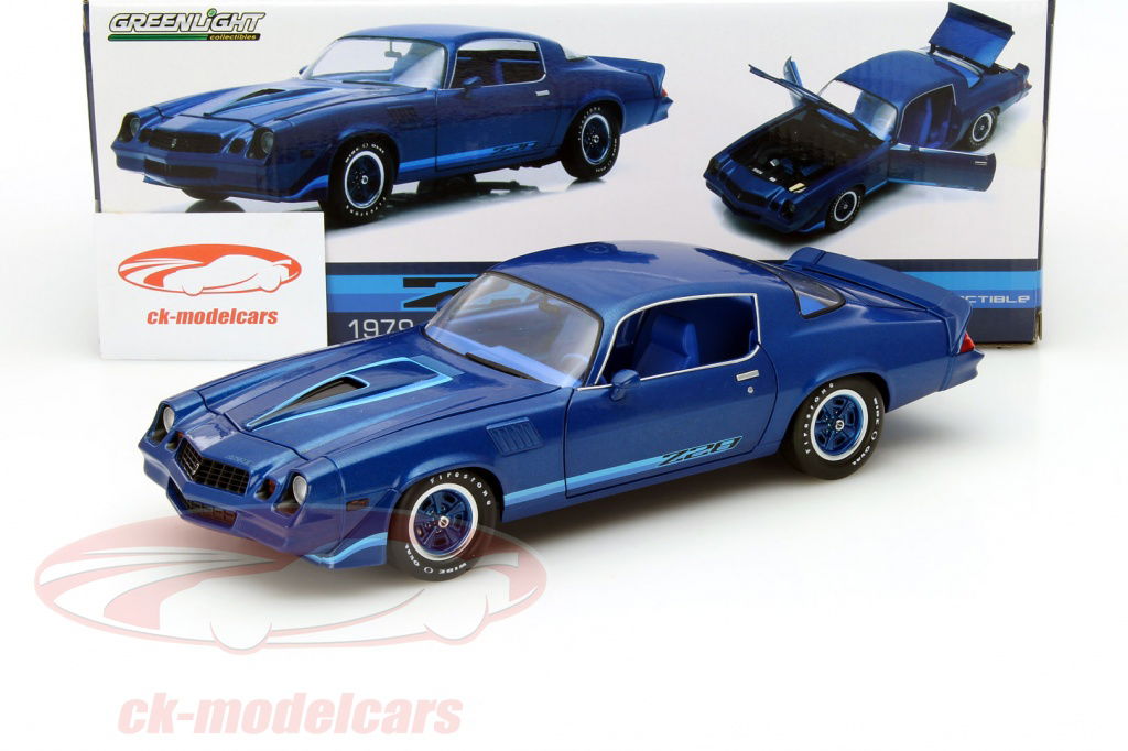 1979 CHEVROLET CAMARO Z28 ミニカー1/18 1979 Chevrolet Camaro Z/28 White with Blue Stripes 1/18