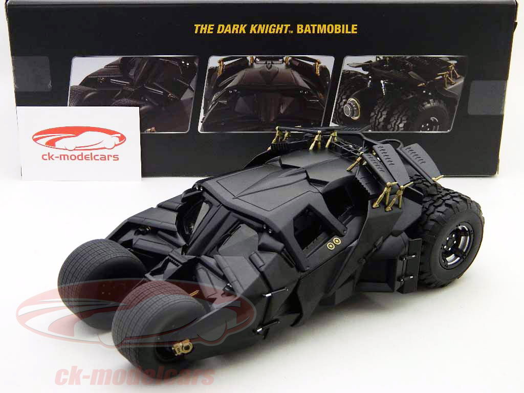 HotWheels Elite 1:18 The Dark Knight Batmobile matt black