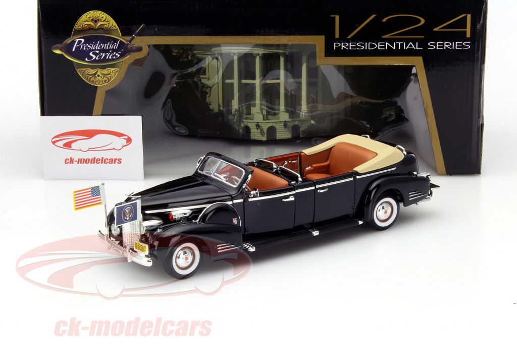 自動車 1938 Cadillac V-16 Presidential Limousin Road Signature 1:24 1938 Cadillac V-16 Presidential Limo