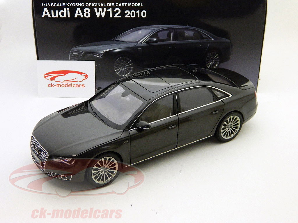 1/18 2004年 アウディ　A8 Kyosho 1:18 Audi A8 W12 Baujahr 2010 oolong grau / grey