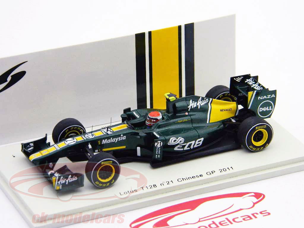 Spark 1:43 Jarno Trulli Lotus T128 #21 formula 1 2011