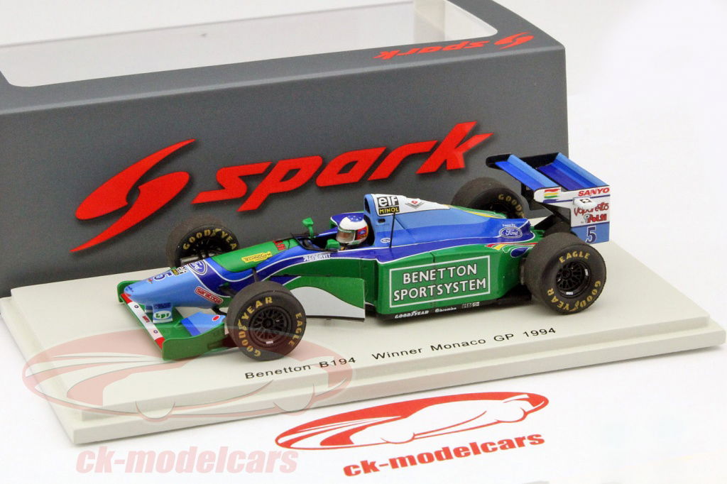 スパーク SPARK ベネトン Benetton B194 Spark 1:43 M. Schumacher Benetton B194 #5 World Champion