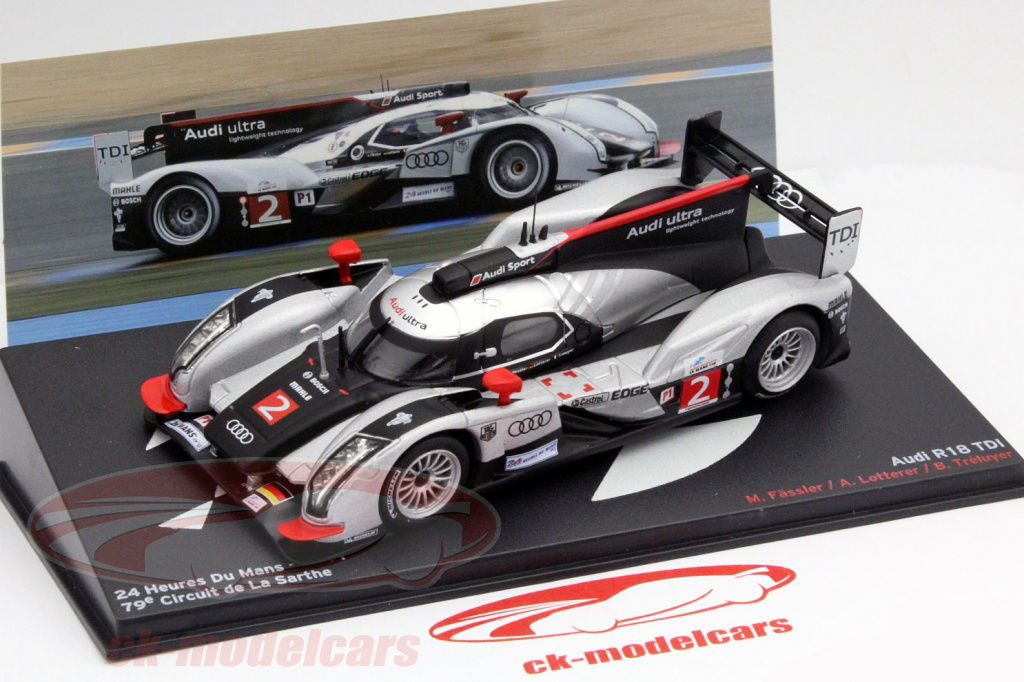 スパーク 1/43 アウディ R18 TDI アウディスポーツ チーム joest 優勝