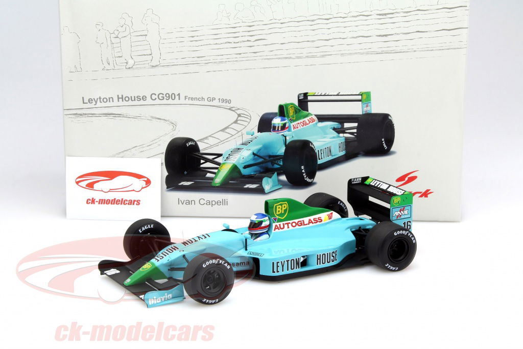 Leyton House CG901 1990 フランスGP 1:18スケール Leyton House CG901 1990 フランスGP 1:18スケール