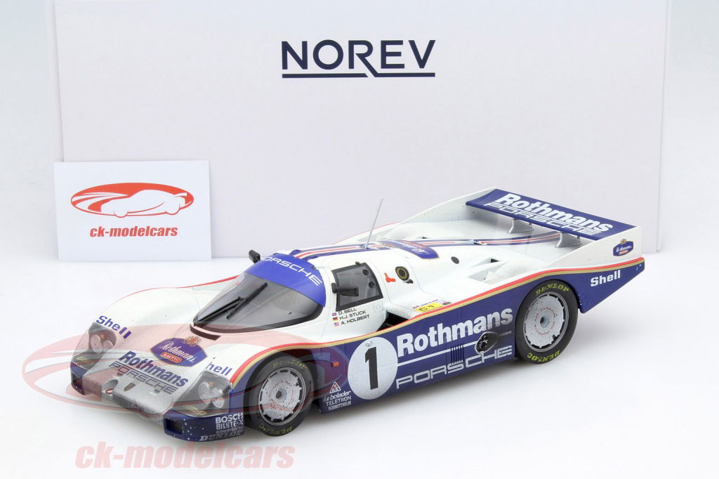 Norev 1:18 Porsche 962C #1 Winner 24h LeMans 1986 Bell