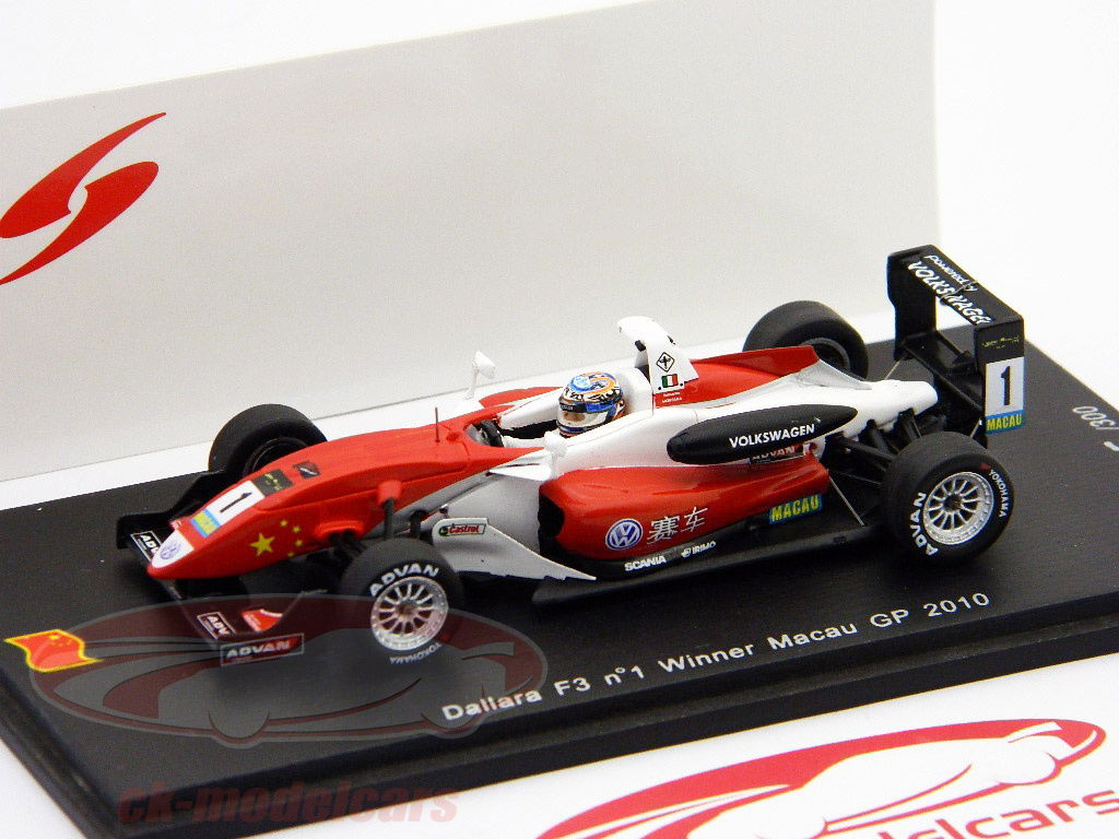 1/43 Dallara F3 Macau 2014 M.フェルスタッペン Spark 1:43 E. Mortara Dallara VW Winner Macau GP formula