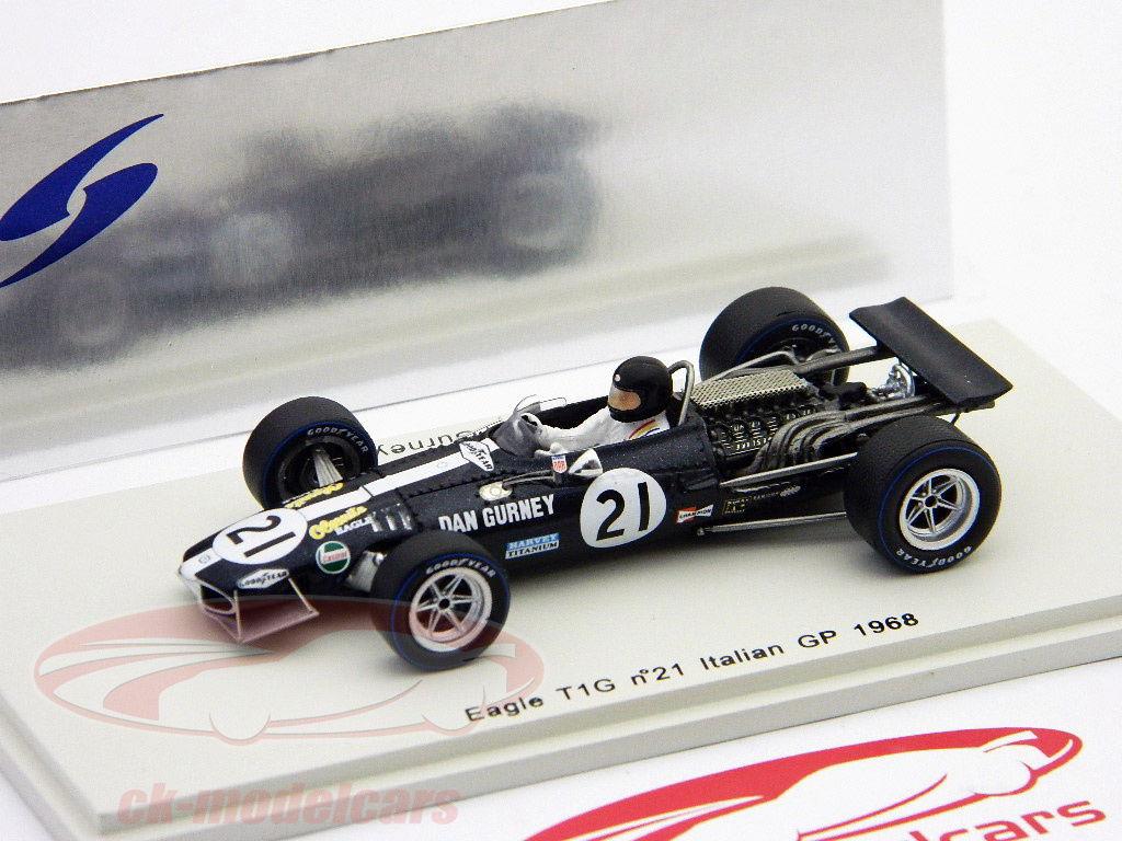 Spark 1:43 Dan Gurney Eagle T1G #21 F1 Italian GP 1968 S1798